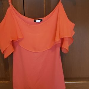 Womans cold sleeve top